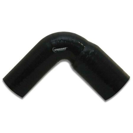 VIBRANT 4 Ply Reinforced Silicone Sleeve Connector- Black V32-2782